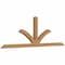 Ekena Millwork Richland Smooth Timber Gable Bracket, Western Red Cedar, 96"W x 32"H x 3 1/2"D x 3 1/2"F, 8/12 Pitch GBW096X32X0404RIC00SWR - alternate 2